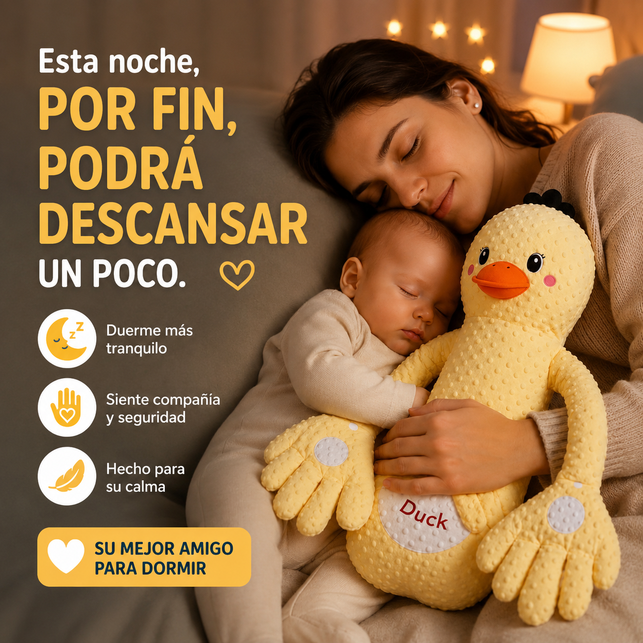 Ayuda a tu bebé a dormir más tranquilo