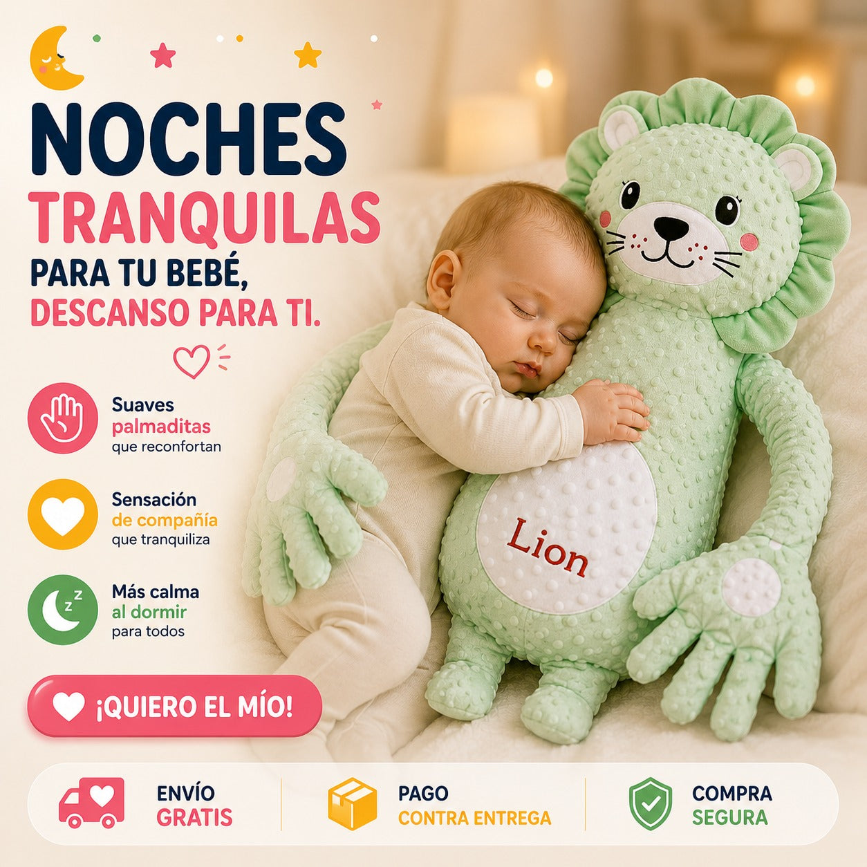 Ayuda a tu bebé a dormir más tranquilo